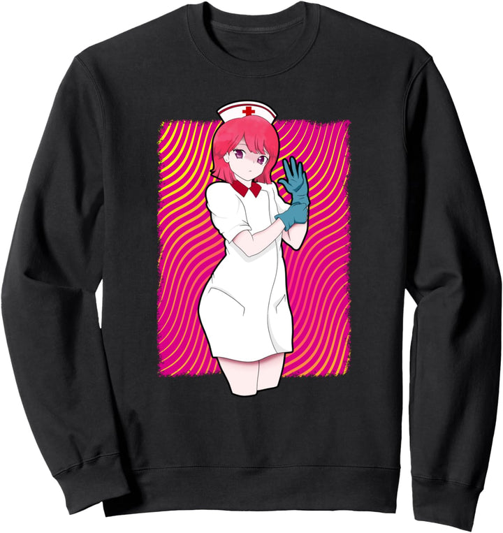 Waifu Otaku Anime Krankenschwester Sweatshirt