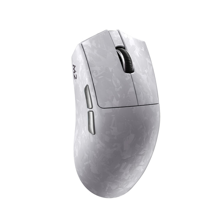 YUNZII M2 Kabellose Dual 8K Gaming Maus, PAW3395, 6-Stufen-DPI (Weiss), Weiss