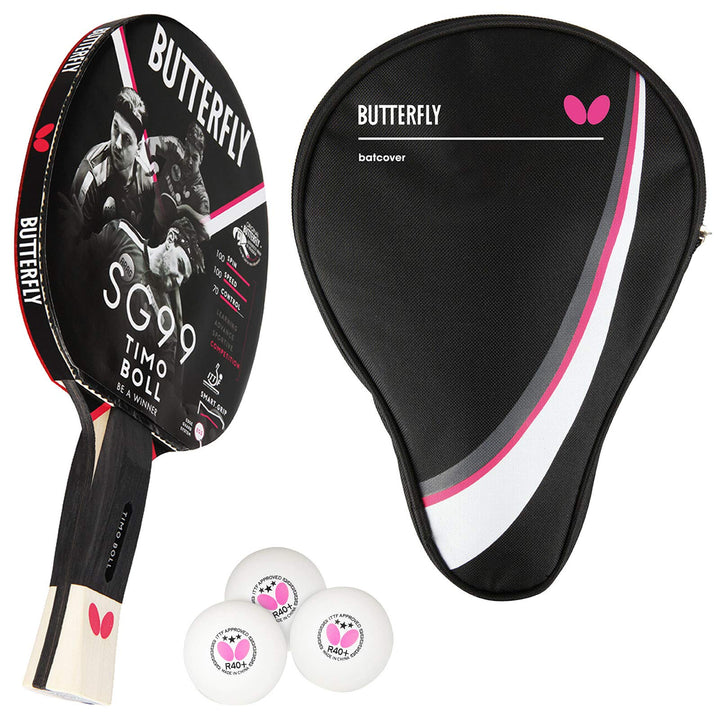 Butterfly® Timo Boll SG99 Tischtennisschläger | Tischtennis Racket Bat Profi & Wettkampf | taktisch