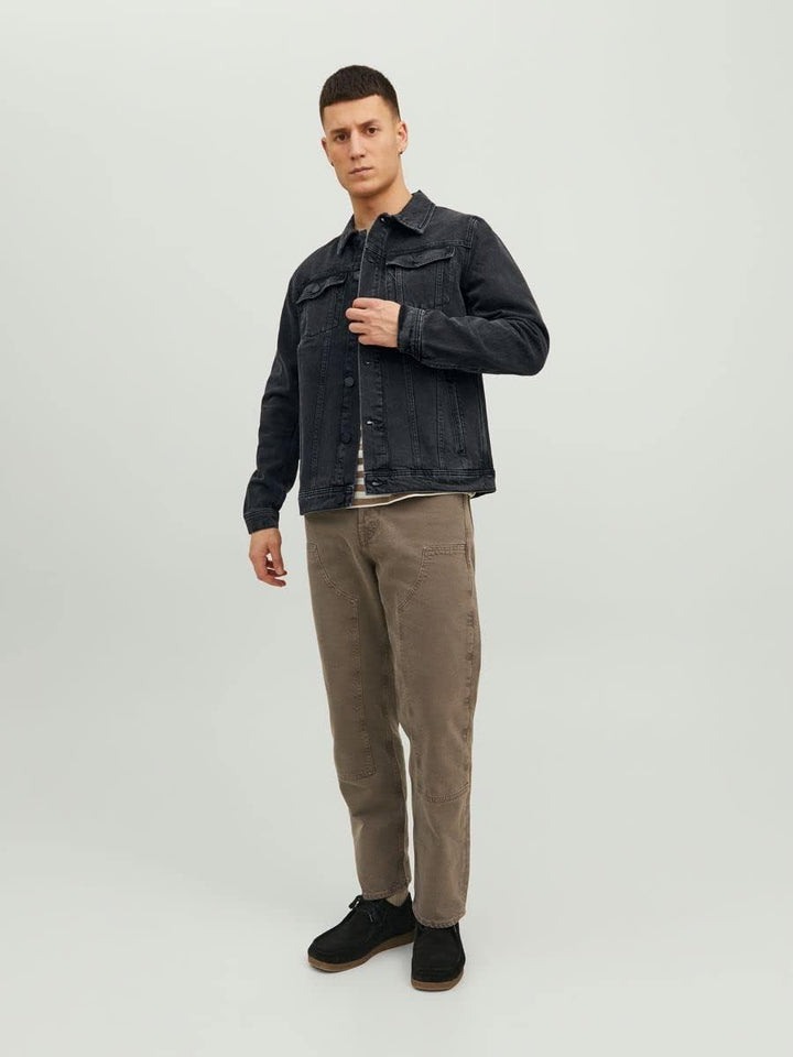 JACK & JONES Male Jeansjacke Jeansjacke XS Black Denim, XS Black Denim