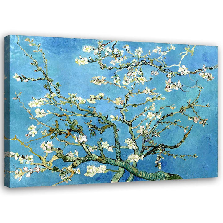 Feeby Bilder Mandelbaum Van Gogh 90x60 cm 1Teilig Modern Wohnzimmer Schlafzimmer Büro Küche Flur Vli