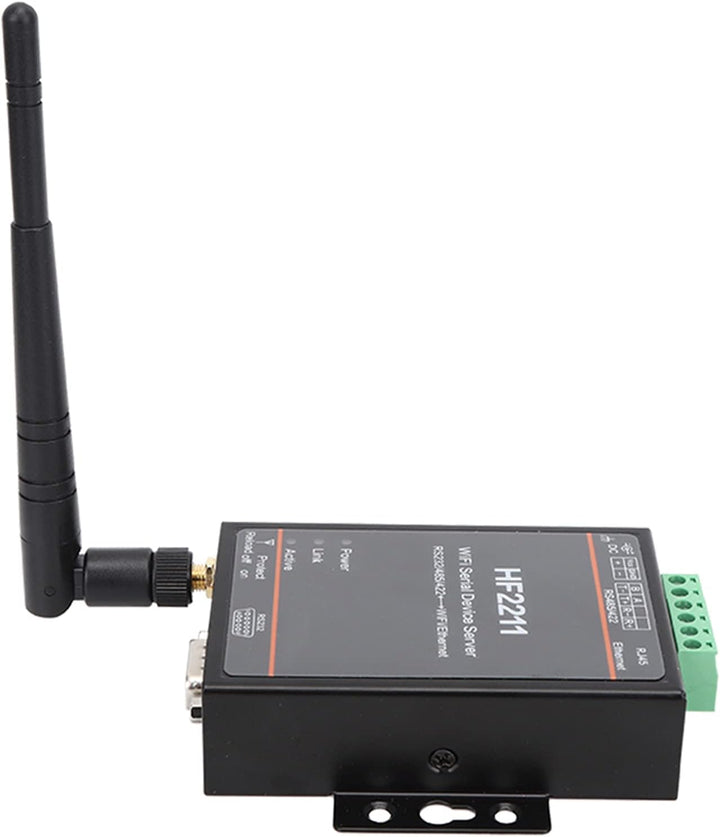 Fafeicy HF2211 Serieller Port-Server, RS232/485/422 zu WIFI & Ethernet Serial Server Modul Serial Po