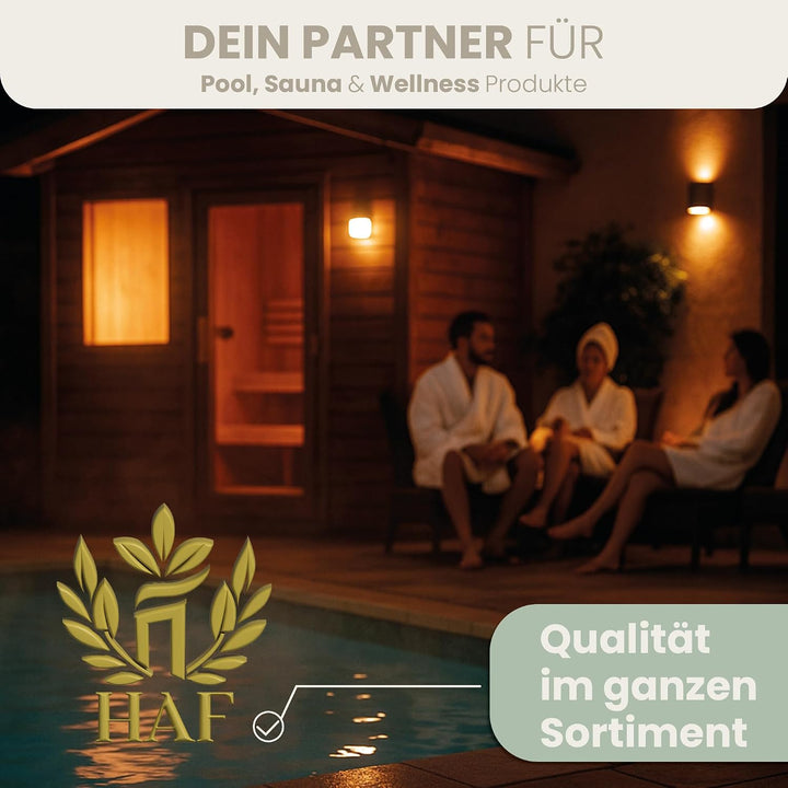 HAF Saunaaufguss Weihnachtsduft 250 ml - Sauna Aufgussmittel mit natürlichen ätherischen Ölen - Saun