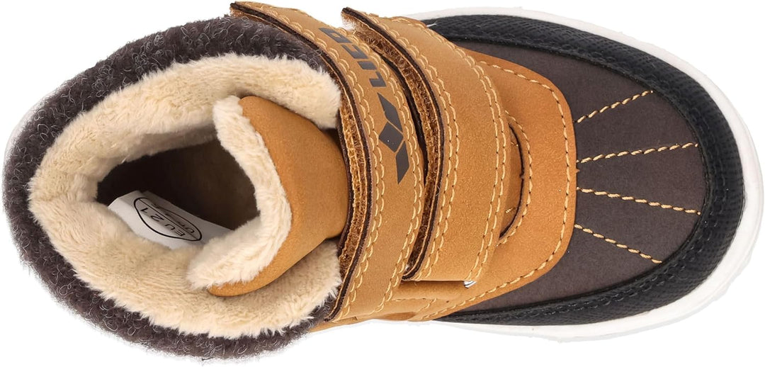 Lico Jungen Pavel VLauflernstiefel 22 EU Beige Braun, 22 EU Beige Braun