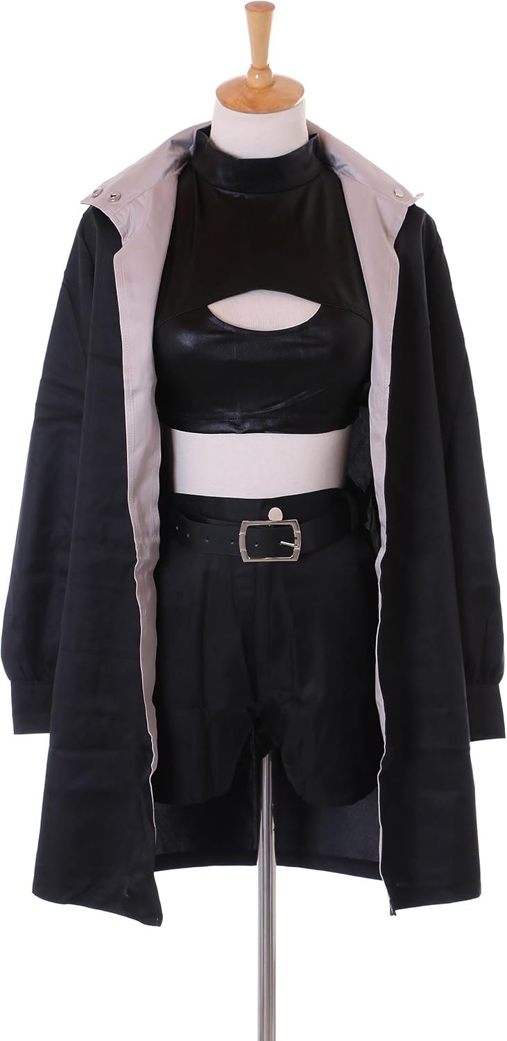 Kawaii-Story MN-234 Schwarz Kapuzenjacke 5-Teile Cosplay komplett Kostüm für Nanakusa Nazuna Call of