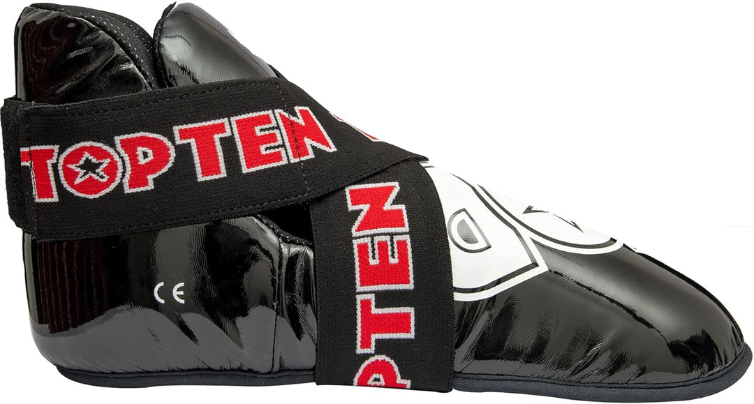 TOP TEN Fussschutz „Superlight“ für den Wettkampf Schwarz XS, Schwarz XS