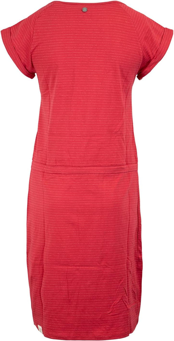 Ragwear Glitter Organic Kleid S Rot, S Rot