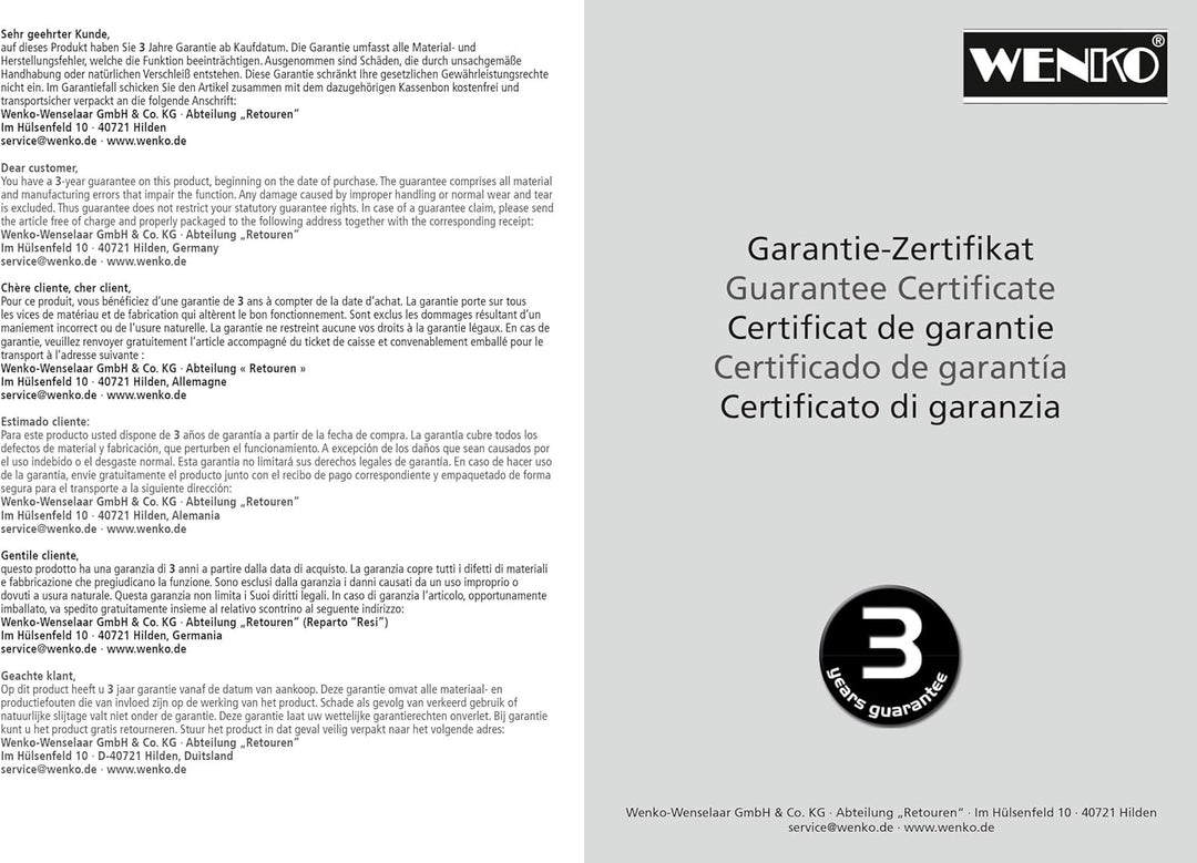 WENKO WC-Sitz Mod. Exclusive Nr. 7, Toilettensitz mit Absenkautomatik, passend für Geberit/Keramag R