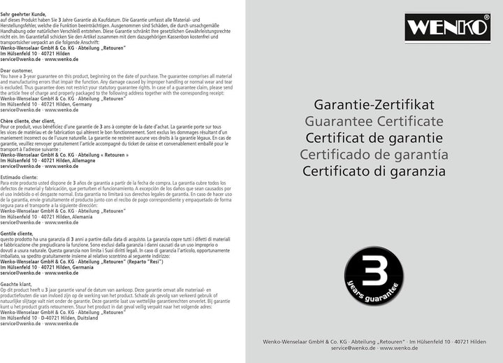 WENKO WC-Sitz Mod. Exclusive Nr. 7, Toilettensitz mit Absenkautomatik, passend für Geberit/Keramag R