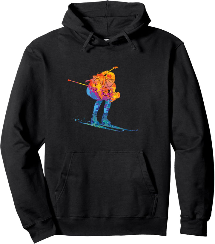 Langlauf Biathlet Ski Biathlon Pullover Hoodie