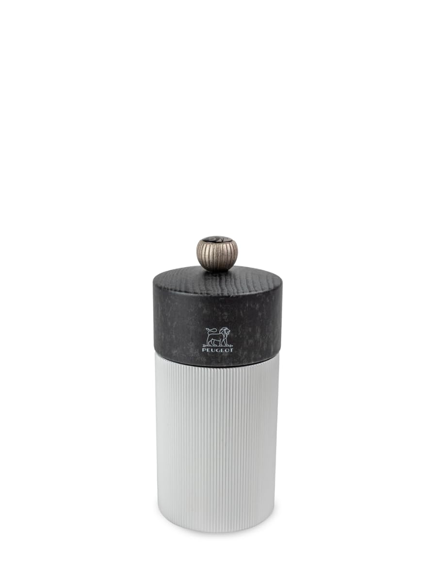 PEUGEOT - Salzmühle Line 12 cm - Klassische Mahlgradeinstellung - Innovatives Zirlion-Mahlwerk für p