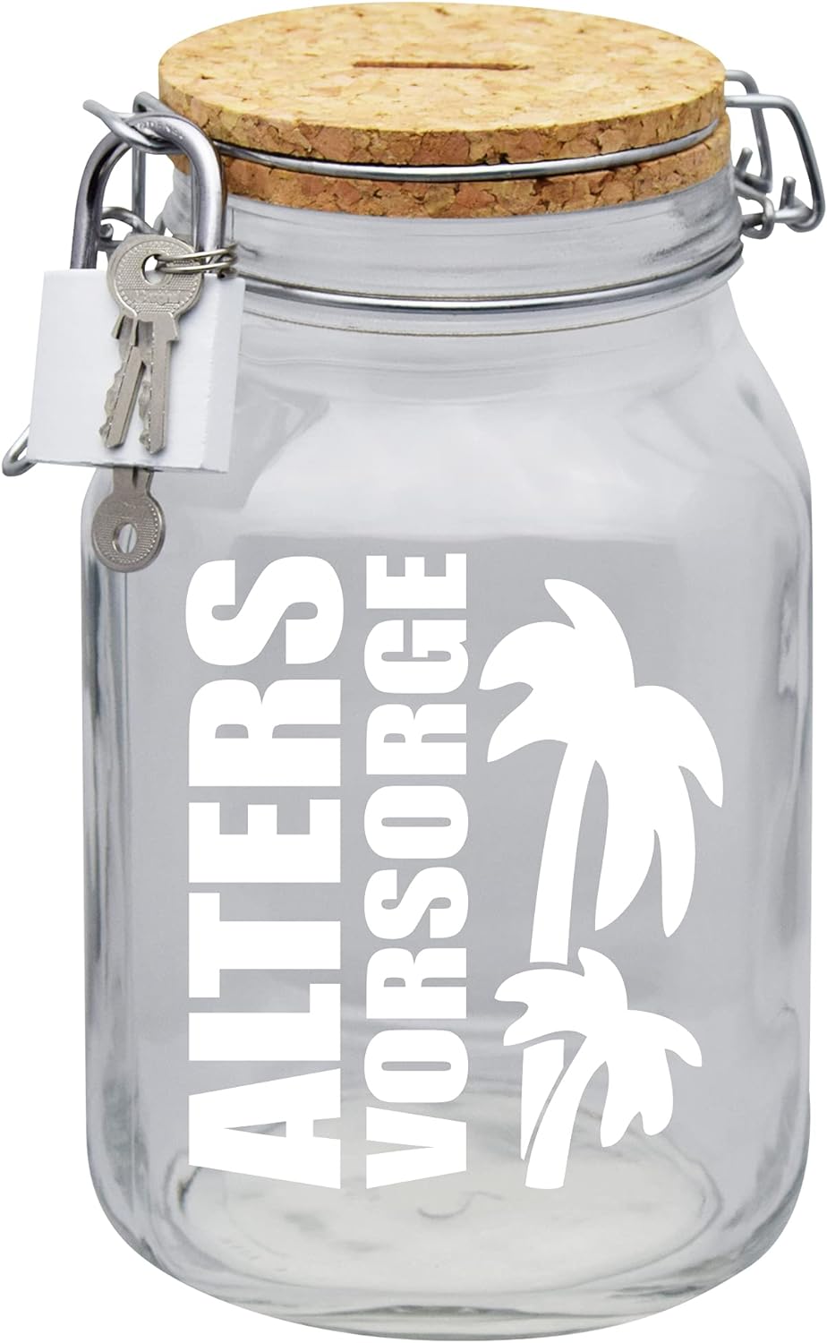 Spardose Altersvorsorge Geld Geschenk Idee Transparent XL