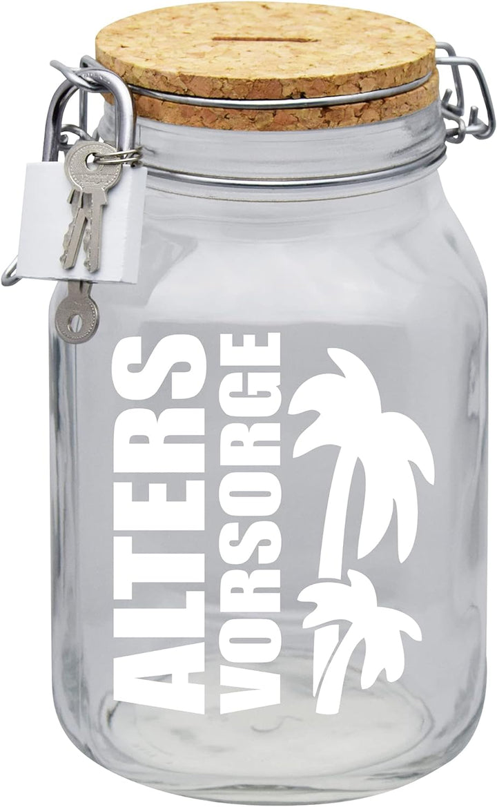 Spardose Altersvorsorge Geld Geschenk Idee Transparent XL