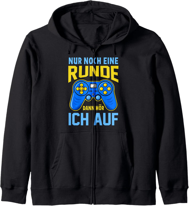 Nur noch eine Runde dann hör ich auf lustiges Gamer Kapuzenjacke