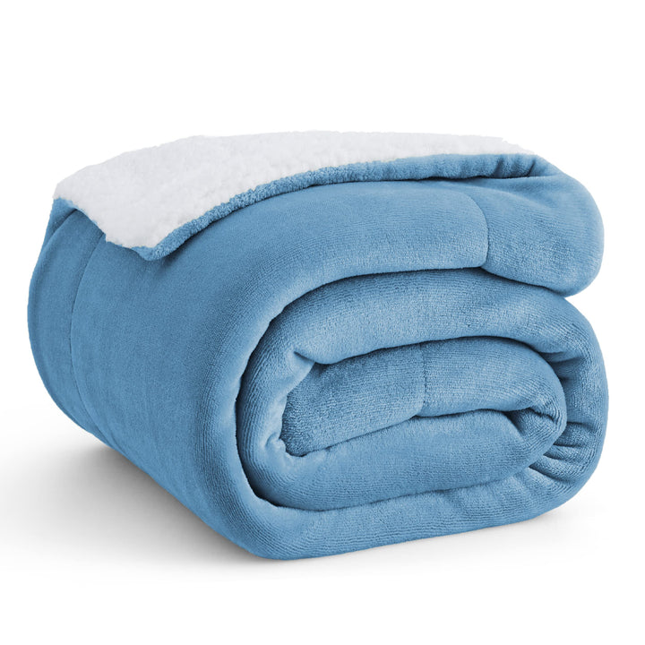 BEDSURE Kuscheldecke - Warm Sherpa Wolldecke & Sofadecke, Flauschig Sofaüberwurf Decke, Dicke Couchd