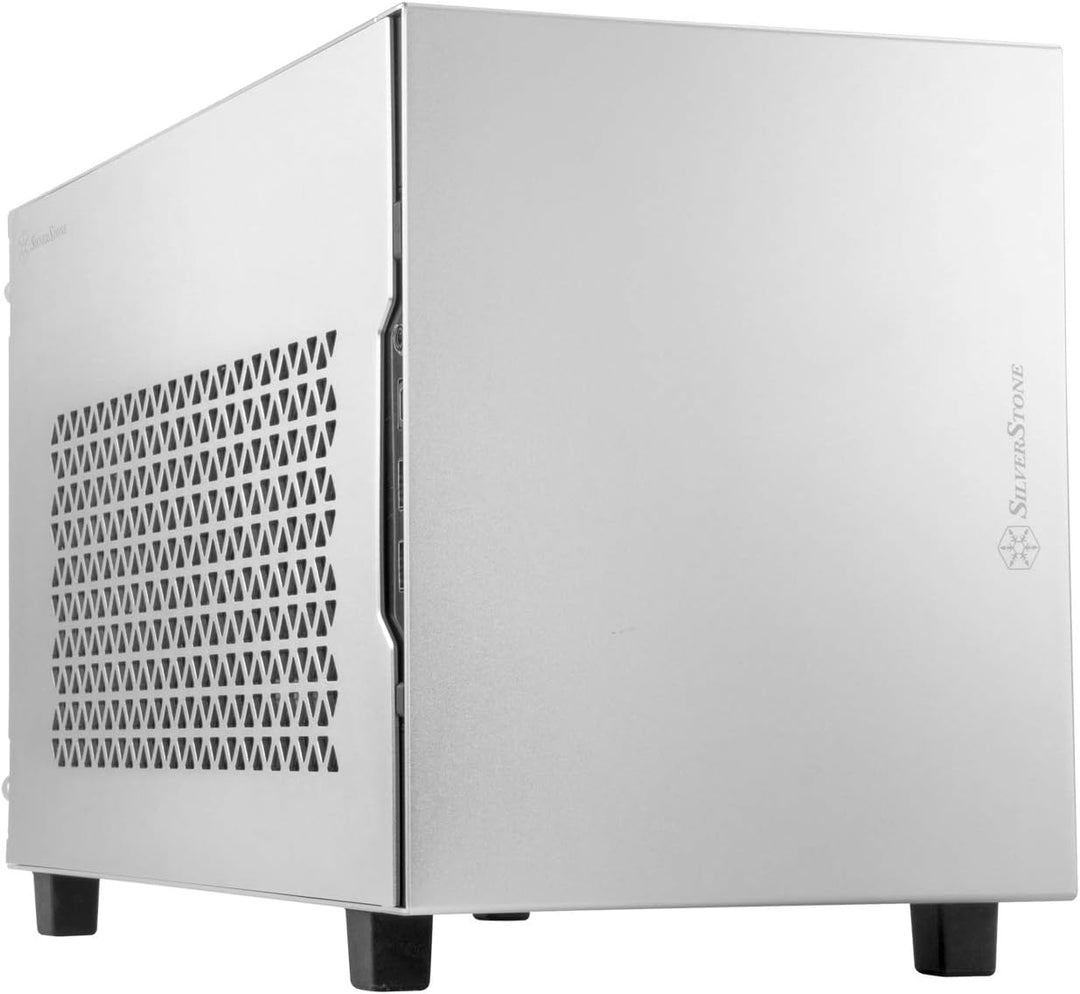Silverstone SST-SG15S - Sugo Mini-ITX kompaktes Cube Gehäuse, Modularer Aufbau mit 4 abnehmbaren Rän