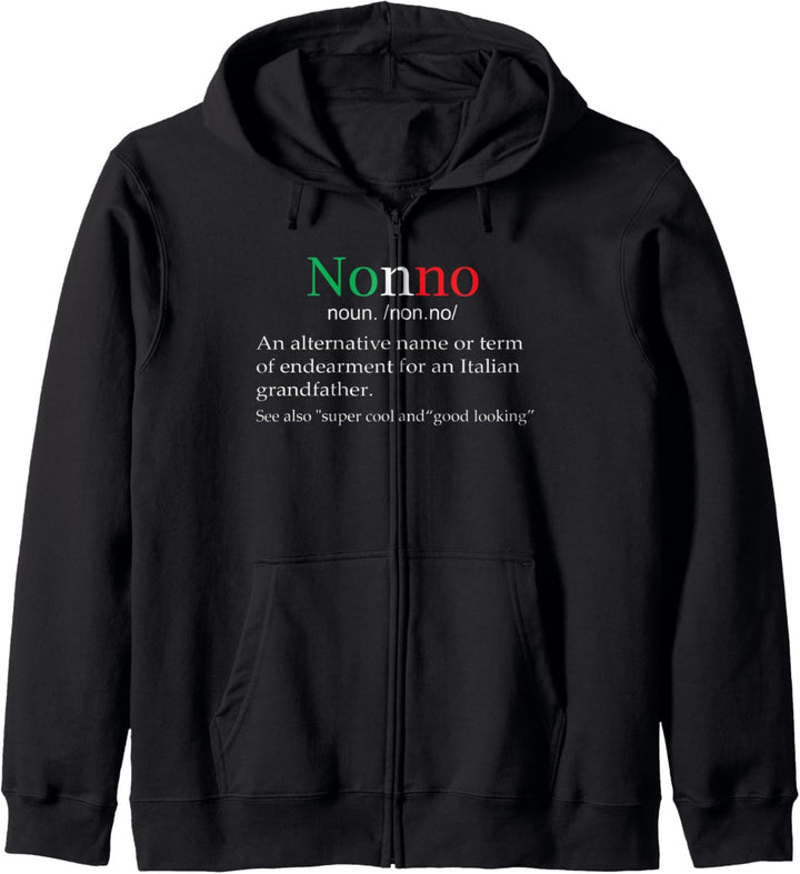 Best Funny Nonno Italienisch Grossvater Definition Geschenk Kapuzenjacke