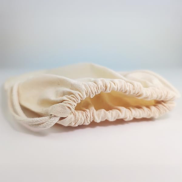 Cottonbagjoe Grosser Baumwollbeutel 40x50 cm | Nachhaltiger Stoffbeutel mit Kordelzug | Ideal zur Au