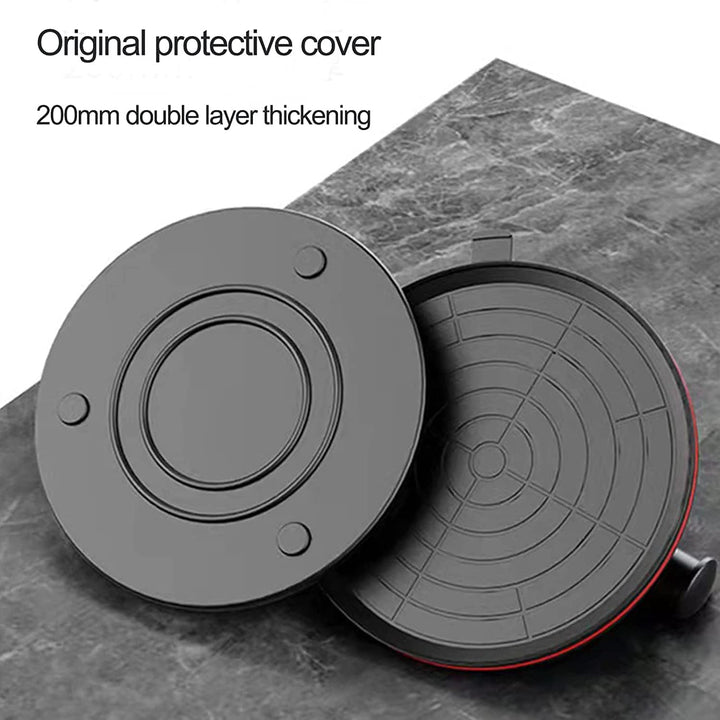 2 Pack 8" Glasheber Saugheber mit Manometer Vakuum Saugheber,Starker Saugnapf-Geeignet für schweres