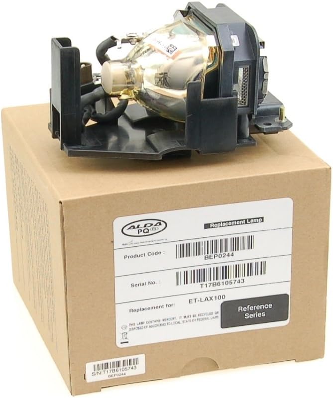 Alda PQ Referenz Projektorlampe kompatibel mit PANASONIC ET-LAX100 PT-AX200 PT-AX200E PT-AX200U TH-A