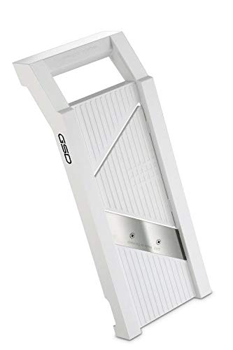 GSD Universal Gemüsehobel 30002 mit 2 Einsätzen in Farbe weiss, 2 Einsätze