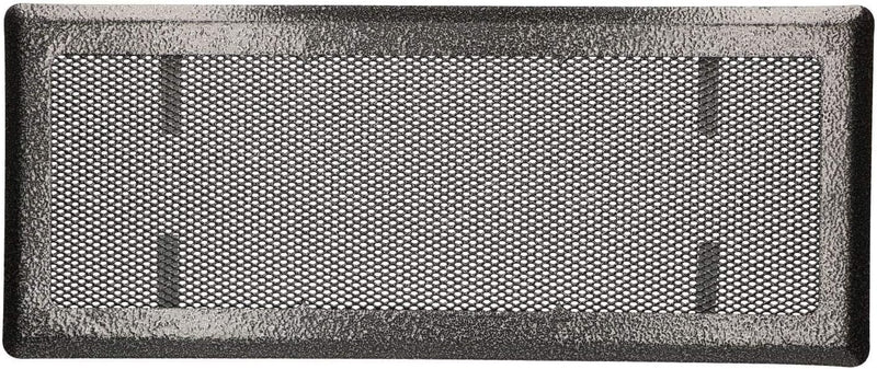 KOTARBAU Luftgitter 16 x 45 cm Silber - Antik Kamingitter Ofengitter Lüftungsgitter Warmluftgitter K