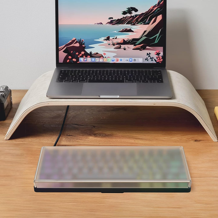 Geekria Premium Acryl Tastatur Staubschutz für 60% kompakte 61 Tasten Tastatur Kompatibel mit RK ROY
