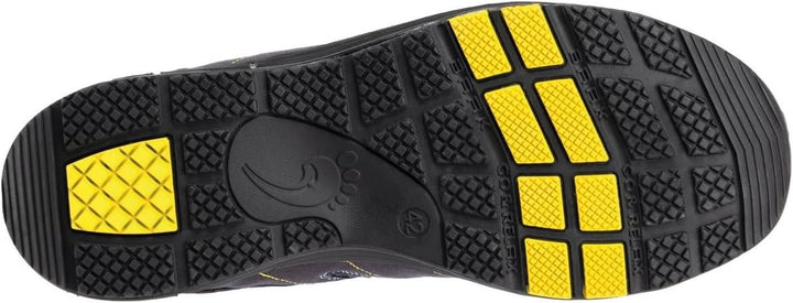 BAAK Sicherheitshalbschuhe S1P "Rick2" Go and Relax, 1 Stück, 39, blau/gelb, 71462 39 EU, 39 EU