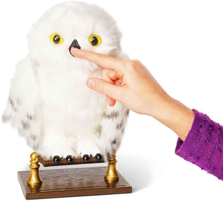 Wizarding World Harry Potter - Interaktive Plüsch-Eule Hedwig mit über 15 Geräuschen und Bewegungen
