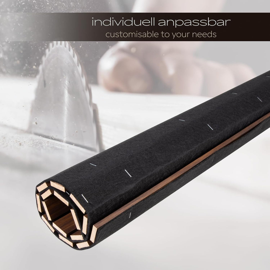 HEXIM Akustikpaneele 6 Stück 138,5x60cm Holz Comfort - flexible Holzpaneele Platten Lamellenwand Hol