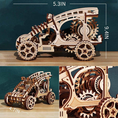 Lunar Rover 3D-Holzpuzzles für Erwachsene und Kinder zum Bauen – Holzmodellbausätze für Erwachsene u