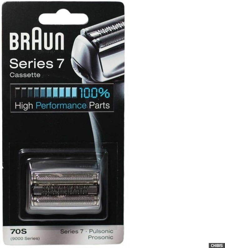 Braun 70S Foil Cutter Head Pack for Series 7 / 9000 Pulsonic Electric Shavers by