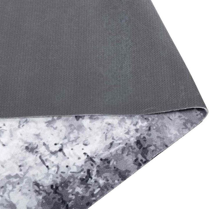 vidaXL Küchen Teppich Grau 150 x 45 cm Samt, Eleganter Samt-Rechteck-Küchenläufer, weicher Belag, sa