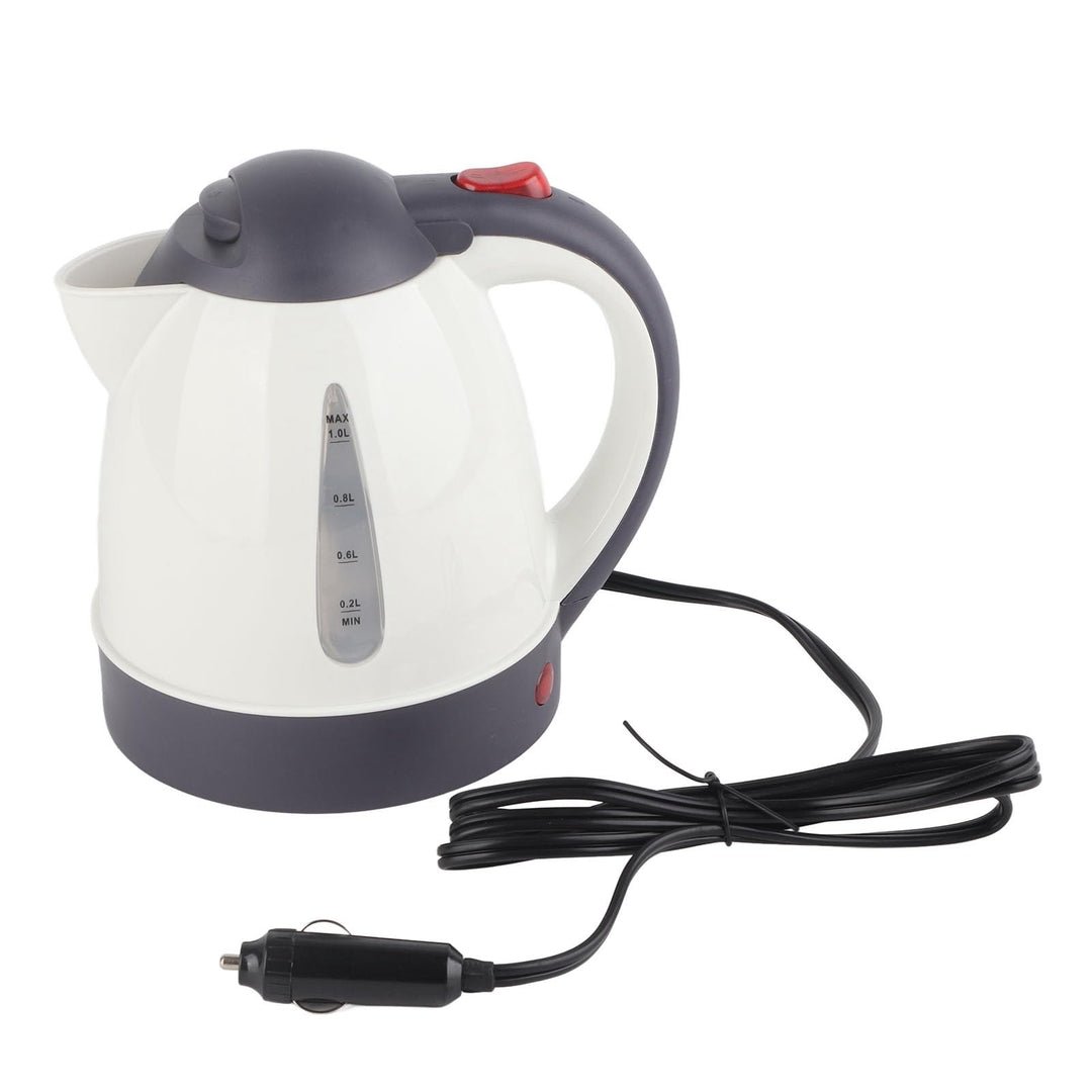 Wasserkocher 24V für LKW, 1000ml Wasserkocher Auto Tragbare Reisewasserkocher Schneller Warmwasserbe