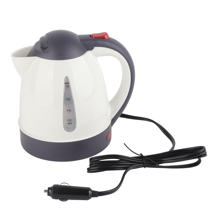 Wasserkocher 24V für LKW, 1000ml Wasserkocher Auto Tragbare Reisewasserkocher Schneller Warmwasserbe
