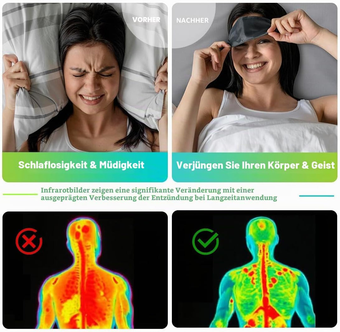 Erdungsbettlaken Erdungsmatte mit EU Erdungskabel für Besseren
