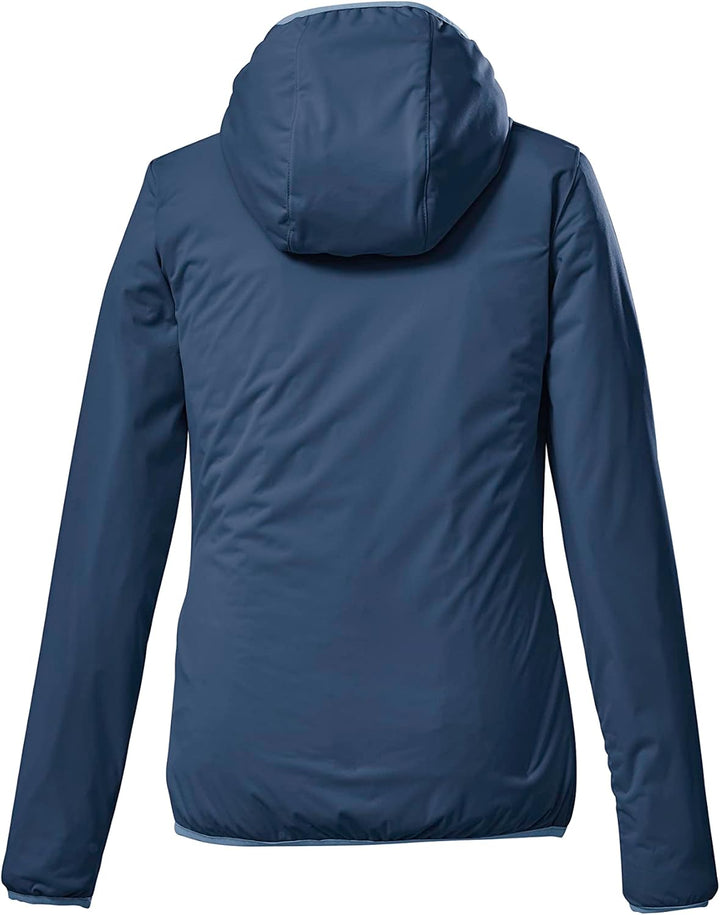 Killtec Mädchen Kos 229 Grls Jckt 2-Lagen-Funktionsjacke/Outdoorjacke mit Kapuze, packbar 116 dunkel