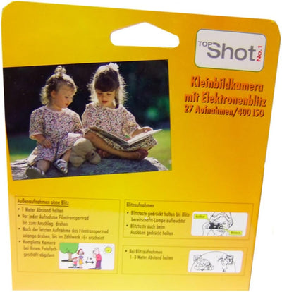 TopShot 400 Einwegkamera mit eingebautem Blitz (Paket mit 8 Kamera, 27 Bilder)