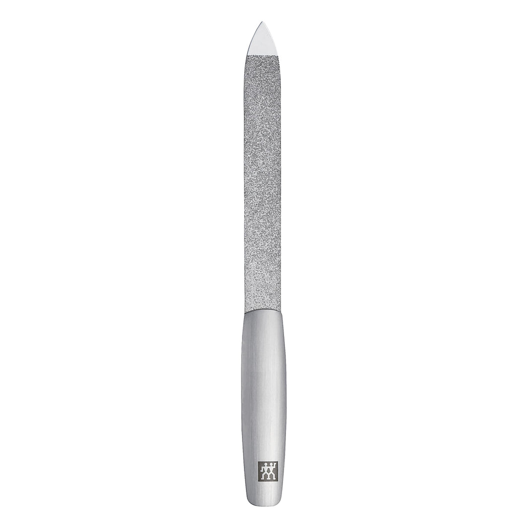 ZWILLING Saphir Nagelfeile (Grob- und feinkörnige Feilenflächen zum Kürzen und Formen, Reinigungsspi