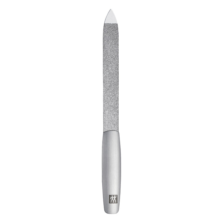 ZWILLING Saphir Nagelfeile (Grob- und feinkörnige Feilenflächen zum Kürzen und Formen, Reinigungsspi