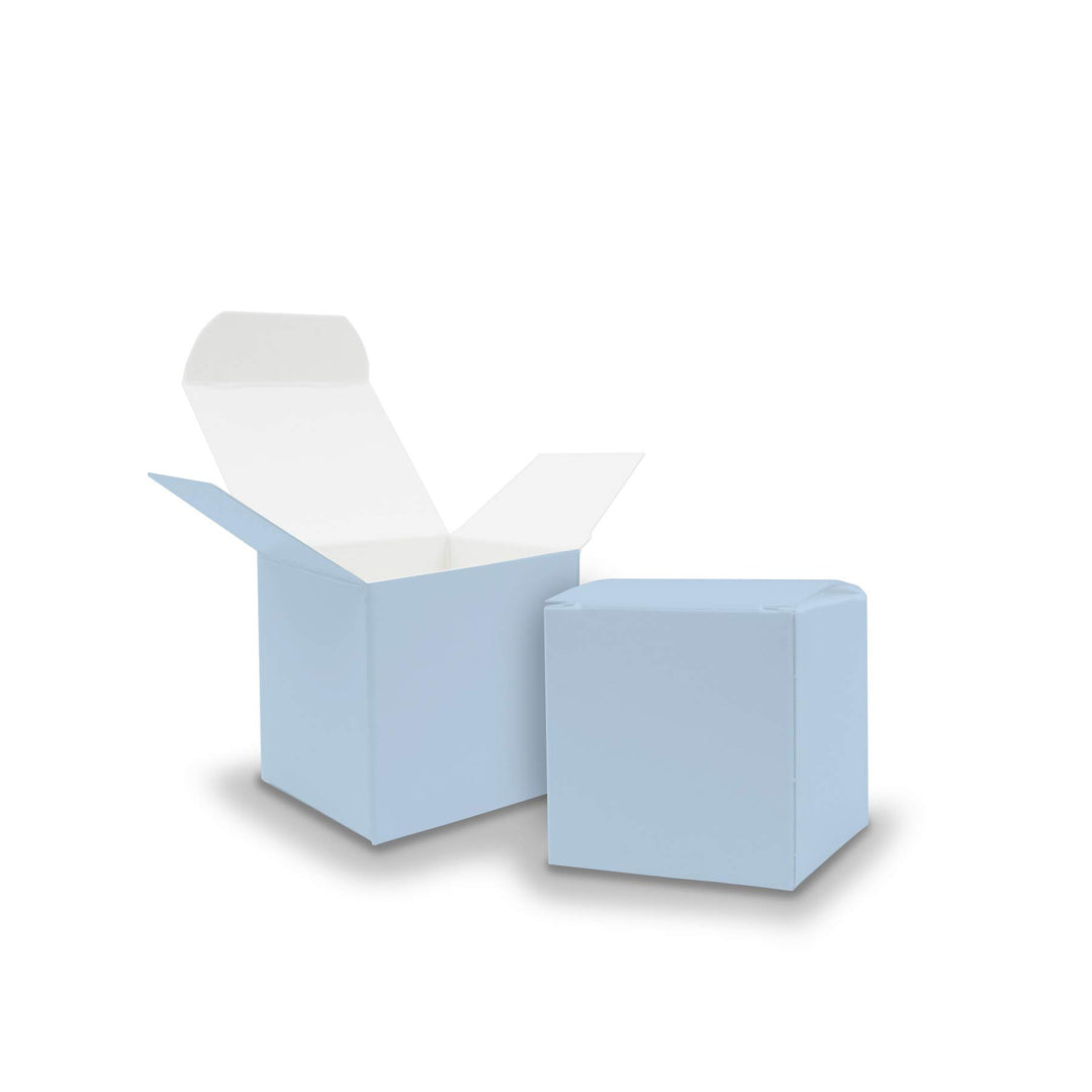 itenga 50x GeschenkSchachtel aus Karton zum Befüllen (Adventskalender Gastgeschenk, Hochzeit Taufe G
