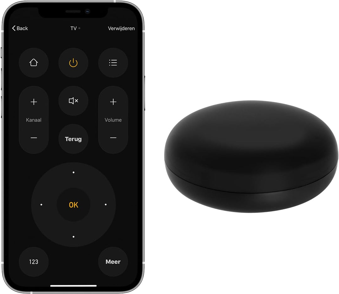 Hombli Smart IR Universal Fernbedienung für Smart Home | WLAN mit 360° Infrarotempfang & Zeitschaltu