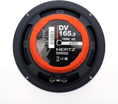 Hertz 16,5cm / 165mm 2-Wege Auto Lautsprecher Komponenten System/Boxen DSK 165.3-80 Watt RMS / 160 W