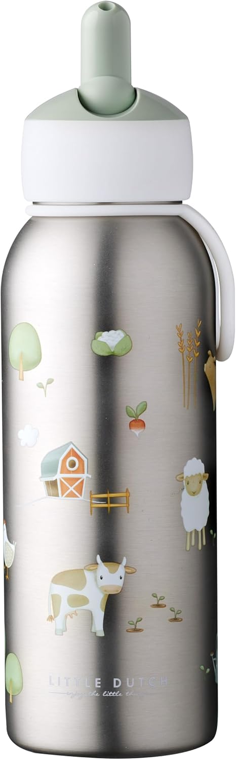 Mepal - Thermoflasche Flip-Up Campus - Isolierte Trinkflaschen Little Dutch - Edelstahl Thermosflasc