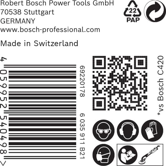 Bosch Professional 25x Expert M480 Schleifnetz (für Hartholz, Farbe auf Holz, Ø 225 mm, Körnung 180,