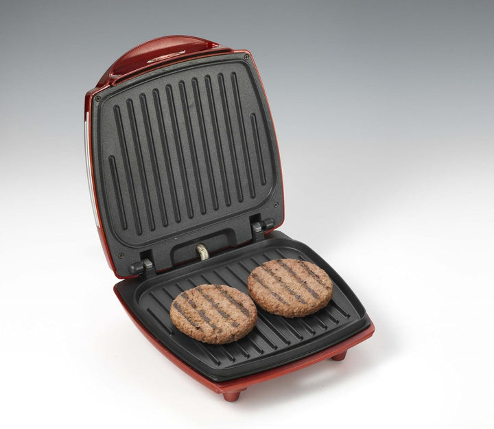 Ariete 185 Party Time – Hamburger-Maker, 1200 W, doppelte Heizplatte mit Antihaftbeschichtung, Farbe