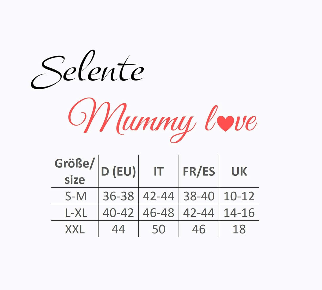 Selente Mummy Love Damen Lange Umstandshose/Umstandsleggins/Umstandstreggins (Made in EU) für die Sc