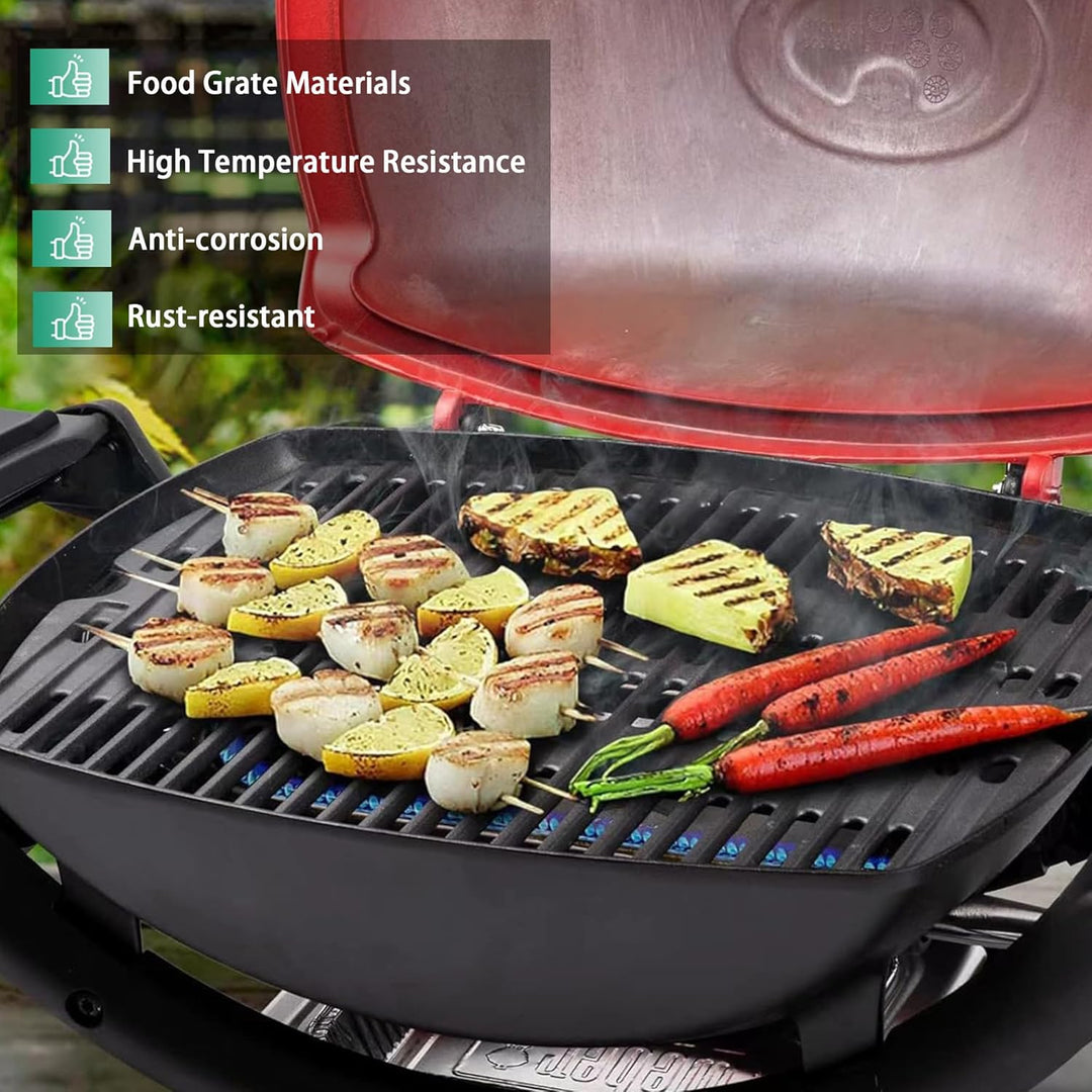 COGRICHBF Q300 Gusseisen Grillrost für Weber Q300, Q320, Q3000, Q3200, 57060001, 586002, 404341, 45