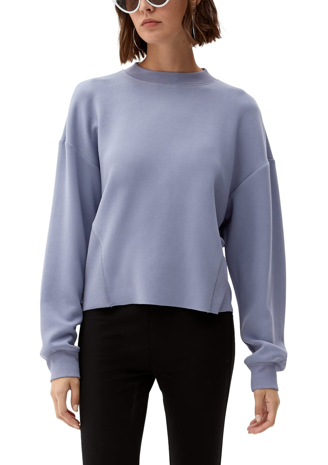 Q/S designed by Damen Sweatshirt Langarm XL Blau, XL Blau