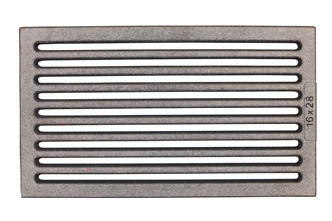 Kaminrost 16 x 28 cm Gussrost Ofenrost Ascherost Feuerrost für Kamin
